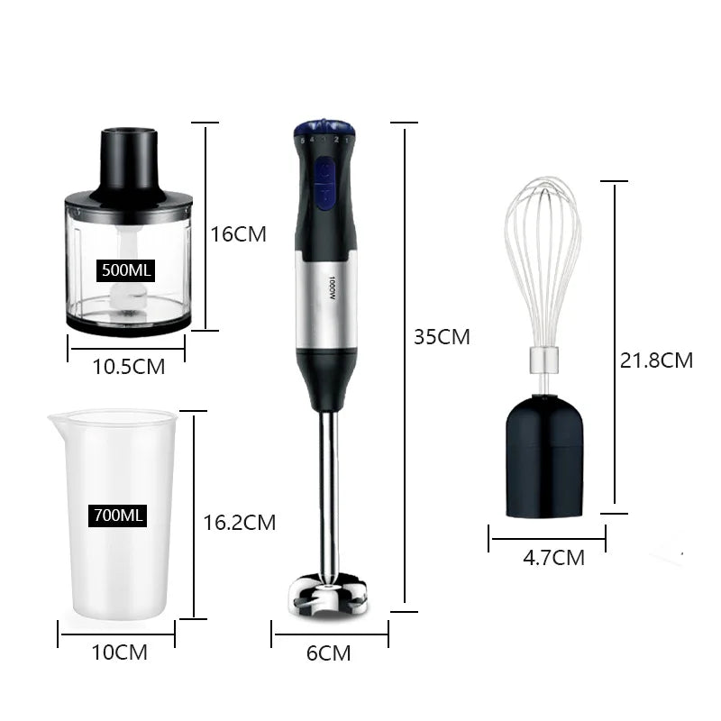 BlendSip 4-in-1 PowerMix Hand Blender